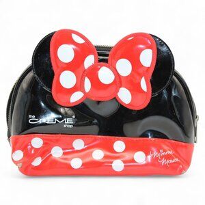 The Crème Shop Minnie Mouse Disney Makeup Bag W/ Polka Dot Bow & Ears